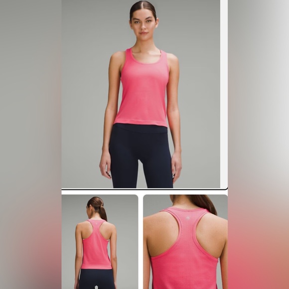 NWT lululemon athletica red orange Women's Tank Top size 8 - Picture 7 of 8